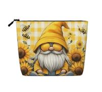 Simpatica borsa per trucchi da viaggio, borsa da viaggio casual con cerniera, Estate 3d Girasoli 12, Taglia unica, Astuccio per trucchi