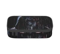 Simpatica borsa portaoggetti con stampa procione per ufficio aziendale, astuccio, astuccio per matite, astuccio per matite, trousse per trucchi e cosmetici, Era hacker, One Size