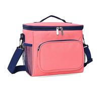 Simpatica borsa portapranzo riutilizzabile, a prova di perdite, per adulti e uomini (rosa, taglia unica)