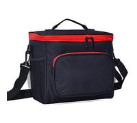 Simpatica borsa portapranzo riutilizzabile, a prova di perdite, per uomini adulti (nero, taglia unica)