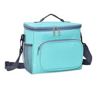 Simpatica borsa portapranzo riutilizzabile, a prova di perdite, per uomini adulti (verde, taglia unica)