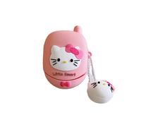 Simpatica custodia per telefono con gatto Kt, compatibile con AirPods Pro2, 3a generazione, custodia per auricolari Bluetooth Apple per donna