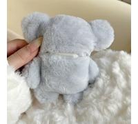 Simpatica custodia protettiva a forma di elefante blu in peluche per auricolari wireless, compatibile con AirPods/Pro di prima, seconda, terza e