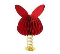 Simpatica decorazione cinese per auto, motivo: dio della ricchezza, con drago e coniglio, simbolo rosso per console centrale, per prosperità e buona fortuna, decorazione per il capodanno cinese