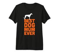 Simpatica e Simpatica Amante dei levrieri e dei Whippet - La Migliore Mamma di Cani di Sempre Maglietta Premium