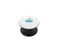 Simpatica Foca Acquerello Schizzi Colorati PopSockets PopGrip Adesivo