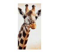 Simpatica giraffa copertura per porta estiva grandi striscioni da appendere per porta di benvenuto sfondo banner per porta d'ingresso festa primavera decorazione interna esterna