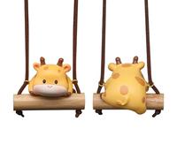 Simpatica giraffa da appendere allo specchietto dell'auto, adorabile decorazione per auto per donne e ragazze, perfetta giraffa, regalo a tema