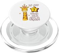 Simpatica giraffa nella mia era di 7 anni, divertente animale per il 7° compleanno PopSockets PopGrip per MagSafe