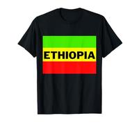 Simpatica maglietta Etiopia, orgogliosa bandiera etiope Habesha Maglietta
