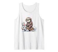 Simpatica Maglietta per Gli Amanti dei Conigli per Bambini - Adorabile Design con Animali Pigri Canotta