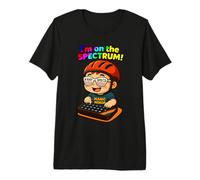 Simpatica Maglietta retrò per autismo - I'm On The Spectrum! Maglietta Premium