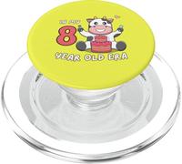 Simpatica mucca nella mia epoca di 8 anni simpatico animale divertente 8° compleanno PopSockets PopGrip per MagSafe