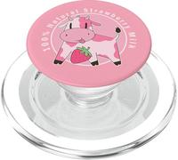 Simpatica mucca rosa Kawaii, Strawberry Milk Girl PopSockets PopGrip per MagSafe