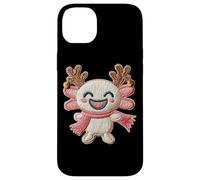 Simpatica renna Axolotl Merry Christmas Holiday Custodia per iPhone 14 Plus