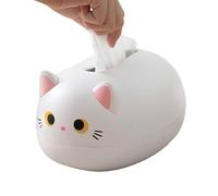 Simpatica scatola di - Porta creativo con motivo gatto | Simpatica scatola per da bagno, divertente copertura per scatola di con orecchie di gatto