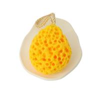 Simpatica sfera da bagno a nido d'ape - Spugna morbida che non si disperde per bolle ricche, gialla