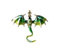 Simpatica spilla a forma di drago ad ala, adorabile spilla a forma di drago per ufficio, feste e regali per amici, Misura unica, Agata
