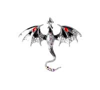 Simpatica spilla a forma di drago ad ala, adorabile spilla a forma di drago per ufficio, feste e regali per amici, Misura unica, Agata
