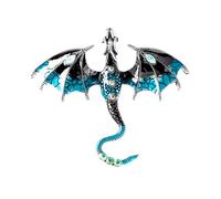 Simpatica spilla a forma di drago ad ala, adorabile spilla a forma di drago per ufficio, feste e regali per amici, Misura unica, Agata
