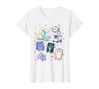 Simpatica Squadra di radiologia Kawaii X Ray Tech Medical Imaging Maglietta con Stampa Grafica Economica, Donna, Bianco, XL