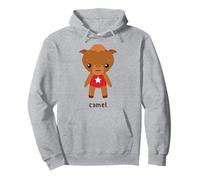 Simpatica stampa cammello bambino Felpa con Cappuccio