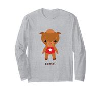 Simpatica stampa cammello bambino Maglia a Manica