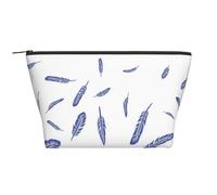 Simpatica stampa di piume, Borsa da toilette Borsa per trucco Borsa per cosmetici Borsa da toilette da viaggio portatile