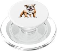 Simpatica stampa grafica con bulldog PopSockets PopGrip per MagSafe