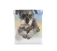 Simpatica stampa Mini Schnauzer, Spremere il portafoglio superiore da donna Borsa portaoggetti Piccola portamonete Portamonete