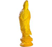 Simpatica Statua di Buddha Seduto, Ornamento del Piccolo, Statuetta della Statua del Buddha Guan Yin, dea Kwan Yin della Misericordia e della compassione, sculture per la casa, Decorazione del