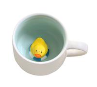 Simpatica tazza da caffè Anatra, tazza in ceramica con animale 3D, ciotola mattutina per tè, latte, bevanda mattutina e matrimoni, compleanni Regalo tazza di Natale