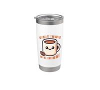 Simpatica tazza da caffè "Great Things Are Brewing" Bicchiere termico in acciaio inox doppia parete