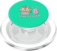 Simpatica tigre nella mia era di 8 anni, divertente animale per l'ottavo compleanno PopSockets PopGrip per MagSafe