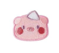Simpatica Toppa Con Animali Per Abbigliamento, Toppa Ricamata Termoadesiva Per Vestiti Per Bambini, Accessorio Decorativo Fatto A Mano Fai-da-te(Pig patch 10)