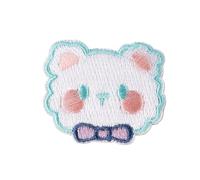 Simpatica Toppa Con Animali Per Abbigliamento, Toppa Ricamata Termoadesiva Per Vestiti Per Bambini, Accessorio Decorativo Fatto A Mano Fai-da-te(Bear patch 3)