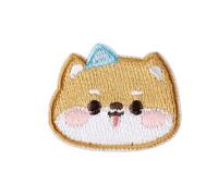 Simpatica Toppa Con Animali Per Abbigliamento, Toppa Ricamata Termoadesiva Per Vestiti Per Bambini, Accessorio Decorativo Fatto A Mano Fai-da-te(Dog Head Patch 5)