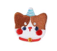 Simpatica Toppa Con Animali Per Abbigliamento, Toppa Ricamata Termoadesiva Per Vestiti Per Bambini, Accessorio Decorativo Fatto A Mano Fai-da-te(Cat patch 7)