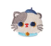Simpatica Toppa Con Animali Per Abbigliamento, Toppa Ricamata Termoadesiva Per Vestiti Per Bambini, Accessorio Decorativo Fatto A Mano Fai-da-te(Cat patch 9)