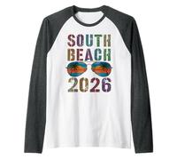 Simpatica Vacanza di Viaggio a South Beach 2026 Che Si abbina a Tutti Maglia con Maniche Raglan