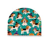 Simpatica zucca di cane Beagle marrone per Halloween in acrilico cactus portatovaglioli per tavolo, cucina autoportante top dispenser di tovaglioli decorazione per la casa per feste, matrimoni, eventi