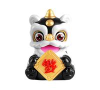 Simpatiche Figurine Di Auto - Decorazione Della Danza Del Leone Ad Energia Solare Per Il Capodanno Cinese, Decorazione Della Tavola E Decorazionee Degli Interni 'auto, Perfetta Per Camion, Casa