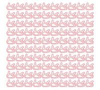 Simpatiche graffette metalliche Processo di placcatura antiscivolo 100 pezzi di forniture per ufficio