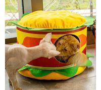Simpatiche patatine fritte Cat Bed Hut Coccole Cuscino per dormire Cucciolo