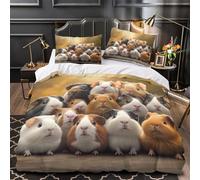 Simpatiche rane che tengono un cuore Set Di Copripiumino 3 Pezzi stampa 3D con federa per cuscini cerniera nascosta Amore nei cartoni animati copripiumino for adolescenti e adulti Double（200x200cm）