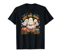 Simpatiche storie di Fantasmi Libro Che Legge Halloween Maglietta