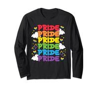 Simpatiche vibrazioni LGBT Pride - Self Love Gay Ally LGBTQ Pride Month Maglia a Manica