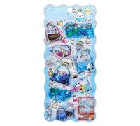 Simpatici adesivi 3D, adesivi per custodia del telefono, adesivi a forma di cartone animato, per studenti, insegnanti, bambini, artisti, progettisti, album di ritagli, diari, biglietti e progetti