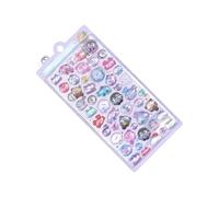 Simpatici adesivi 3D | Adesivo forte | Adesivi 3D in cristallo per bambini, per custodia del telefono, scrapbooking, diari, biglietti, agende, diari, bambini, aule, scuola prescolare