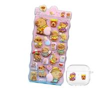 Simpatici adesivi 3D - PVC | Adorabili piccoli adsivi 3D per bambini e adulti | Piccoli adsvi per custodia del telefono, notebook, album | Simpatici adsvi per creare e regalare